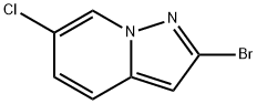 2-Bromo-6-chloro-pyrazolo[1,5-a]pyridine 구조식 이미지