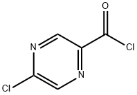Pyrazinecarbonyl chloride, 5-chloro- (9CI) Structure