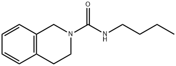 2-(N-BUTYLCARBAMOYL)-1,2,3,4-TETRAHYDROISOQUINOLINE Structure