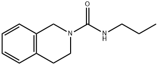 2-(N-PROPYLCARBAMOYL)-1,2,3,4-TETRAHYDROISOQUINOLINE Structure