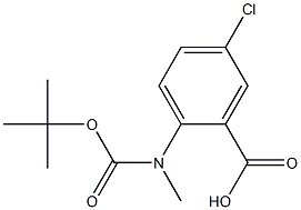 ANTHRANILIC ACID, N-BOC-N-METHYL-5-CHLORO
 구조식 이미지