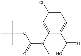 ANTHRANILIC ACID, N-BOC-N-METHYL-4-CHLORO
 구조식 이미지