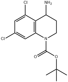 4-AMINO-1-N-BOC-5,7-DICHLORO-1,2,3,4-TETRAHYDROQUINOLINE
 Structure