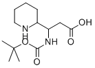 3-BOC-AMINO-3-(2'-)PIPERIDINE-PROPIONIC ACID
 구조식 이미지