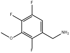 3-METHOXY-2,4,5-TRIFLUOROBENZYLAMINE
 Structure