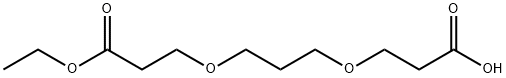 3-[3-(2-ETHOXYCARBONYL-ETHOXY)-PROPOXY]-PROPIONIC ACID
 Structure