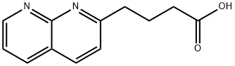 1,8-NAPHTHYRIDIN-2-BUTYRIC ACID
 Structure