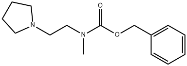 1-PYRROLIDIN-2-(N-CBZ-N-METHYL)AMINO-ETHANE
 구조식 이미지