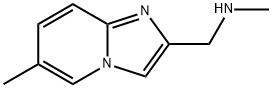 METHYL-(6-METHYL-IMIDAZO[1,2-A]PYRIDIN-2-YLMETHYL)-아민 구조식 이미지