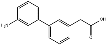 3-BIPHENYL-3'-AMINO-ACETIC ACID
 구조식 이미지