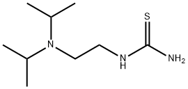 (2-DIISOPROPYLAMINO-ETHYL)-THIOUREA
 Structure