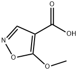 5-METHOXY-ISOXAZOLE-4-CARBOXYLIC ACID
 Structure