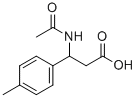 N-아세틸-2-(P-TOLYL)-DL-베타-알라닌 구조식 이미지