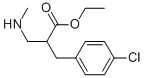 에틸3-(4-클로로-페닐)-2-메틸아미노메틸-프로피오네이트 구조식 이미지