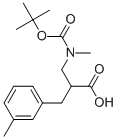 2-N-BOC-2-METHYLAMINOMETHYL-3-M-TOLYL-PROPIONIC ACID
 Structure