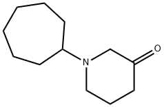 1-CYCLOHEPTYL-PIPERIDIN-3-ONE Structure