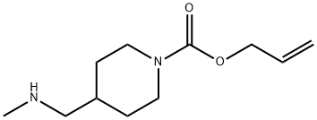 4-METHYLAMINOMETHYL-PIPERIDINE-1-CARBOXYLIC ACID ALLYL ESTER Structure