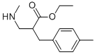 ETHYL 2-METHYLAMINOMETHYL-3-P-TOLYL-PROPIONATE
 Structure