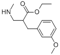 ETHYL 3-(3-METHOXY-PHENYL)-2-METHYLAMINOMETHYL-PROPIONATE
 Structure