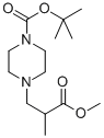 2-METHYL-3-(4-BOC-PIPERAZIN-1-YL)-프로피온산메틸에스테르 구조식 이미지