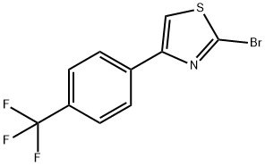 2-브로모-4-(4-트리플루오로메틸-페닐)-티아졸 구조식 이미지