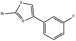 2-BROMO-4-(3-FLUORO-PHENYL)-THIAZOLE Structure