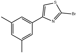 2-BROMO-4-(3,5-DIMETHYL-PHENYL)-THIAZOLE Structure