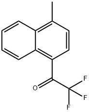 1-(4-METHYLNAPHTHYL) TRIFLUOROMETHYL KETONE Structure