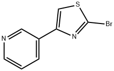 3-(2-브로모-티아졸-4-YL)-피리딘 구조식 이미지