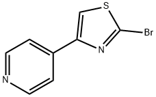 4-(2-브로모-티아졸-4-YL)-피리딘 구조식 이미지