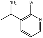 1-(2-브로모-피리딘-3-YL)-에틸라민 구조식 이미지