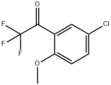 1-(5-CHLORO-2-METHOXY-PHENYL)-2,2,2-TRIFLUORO-ETHANONE Structure