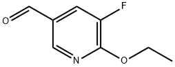 6-Ethoxy-5-fluoronicotinaldehyde Structure