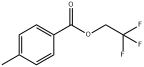 Benzoic acid, 4-Methyl-, 2,2,2-trifluoroethyl ester Structure