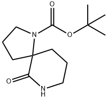 1,7-Diazaspiro[4.5]decane-1-carboxylic acid, 6-oxo-, 1,1-diMethylethyl ester Structure