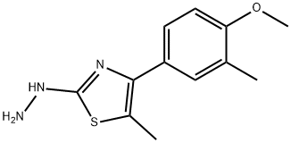 4-(3-METHOXY-4-METHYLPHENYL)-5-METHYL-2(3H)-THIAZOLONE HYDRAZONE Structure