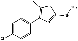 4-(4-CHLOROPHENYL)-5-METHYL-2(3H)-THIAZOLONE HYDRAZONE Structure