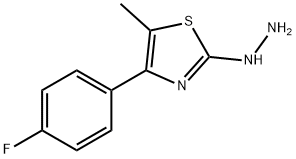 4-(4-FLUOROPHENYL)-5-METHYL-2(3H)-THIAZOLONE HYDRAZONE Structure