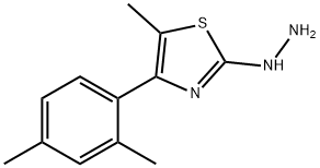 4-(2,4-DIMETHYLPHENYL)-5-METHYL-2(3H)-THIAZOLONE HYDRAZONE Structure