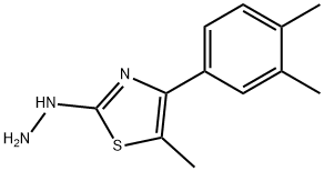 4-(3,4-DIMETHYLPHENYL)-5-METHYL-2(3H)-THIAZOLONE HYDRAZONE Structure