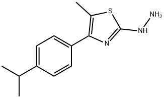 5-METHYL-4-[4-(1-METHYLETHYL)PHENYL]-2(3H)-THIAZOLONE HYDRAZONE Structure