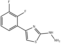 4-(2,3-DIFLUOROPHENYL)-2(3H)-THIAZOLONE HYDRAZONE Structure