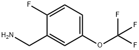 2-FLUORO-5-(TRIFLUOROMETHOXY)BENZYLAMINE Structure