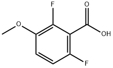 2,6-DIFLUORO-3-METHOXYBENZOIC ACID Structure
