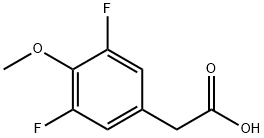 3,5-DIFLUORO-4-METHOXYPHENYLACETIC ACID Structure
