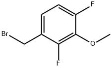 2,4-DIFLUORO-3-METHOXYBENZYL BROMIDE Structure