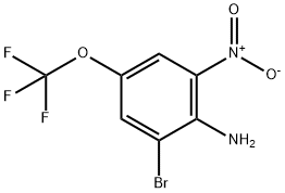 2-Bromo-6-nitro-4-trifluoromethoxyaniline 구조식 이미지