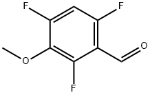 2,4,6-Trifluoro-3-methoxybenzaldehyde Structure