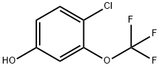 4-CHLORO-3-(TRIFLUOROMETHOXY)PHENOL Structure
