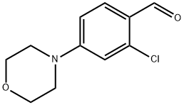 2-CHLORO-4-MORPHOLIN-4-YL-BENZALDEHYDE 구조식 이미지